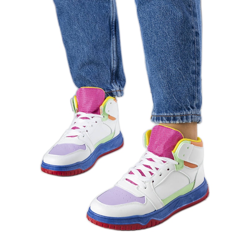 Bunte High-Top-Sneakers von Elizabeth mehrfarbig