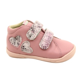 Klettschuhe Mazurek 1264 Pink Snake Hearts rosa