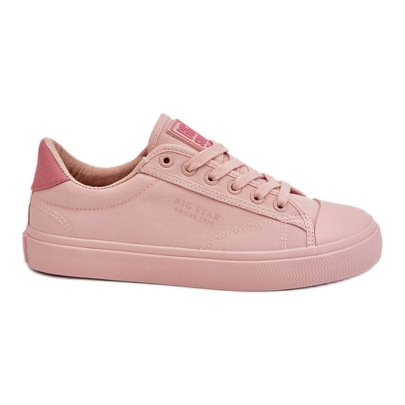 Klassische niedrige Sneakers Big Star LL274095 Hellrosa