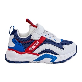 Sportschuhe für Kinder mit Klettverschluss Big Star JJ374259 Weiß und Marineblau mehrfarbig