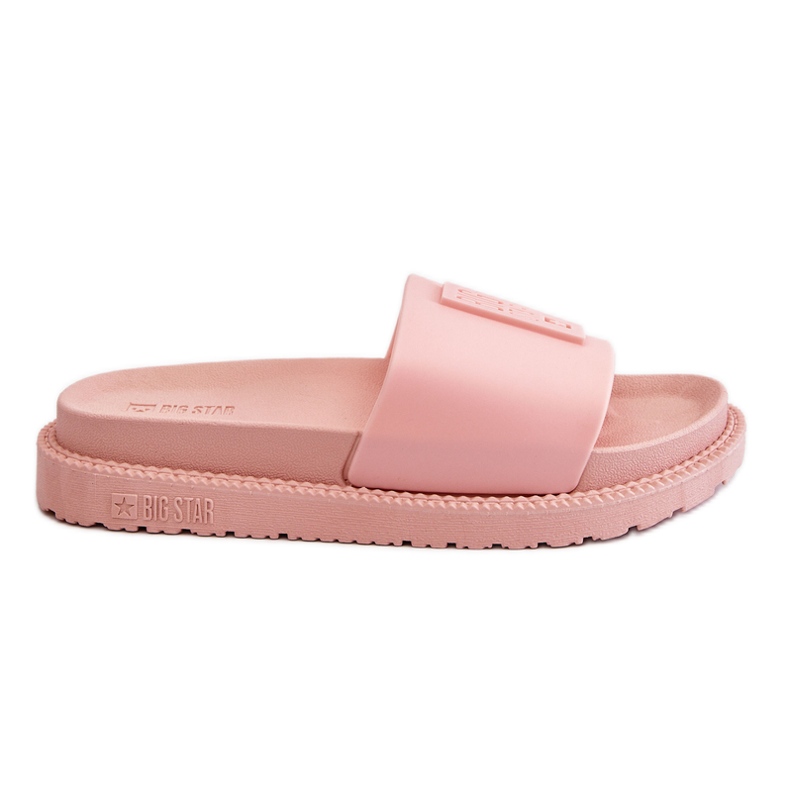 Damen Big Star Hausschuhe LL274425 Hellrosa