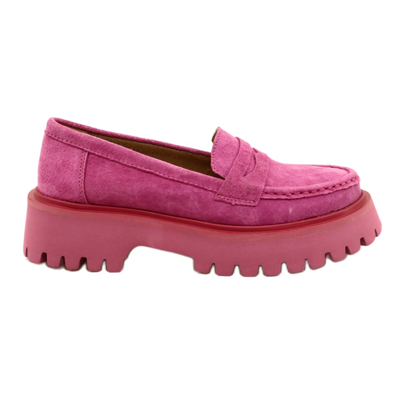 Wildledermokassins Filippo DP4586/23 FH Fuchsia rosa