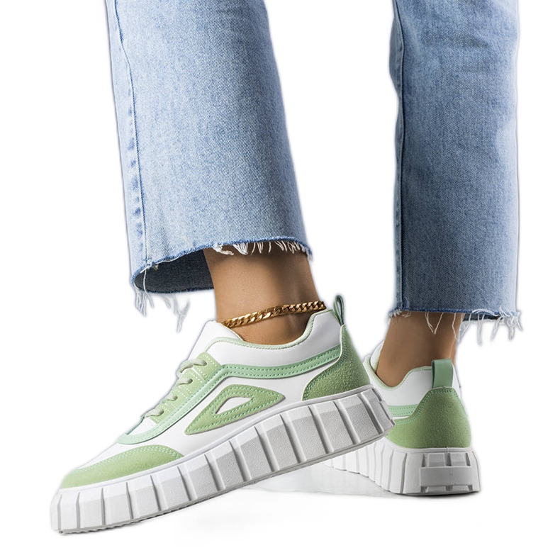 Grüne Plateausneaker von Robyn