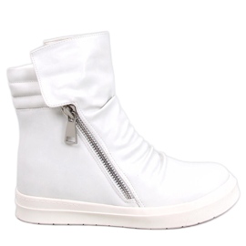 BM Miconi Weißer High-Top-Sneaker