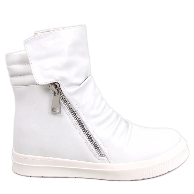 BM Miconi Weißer High-Top-Sneaker