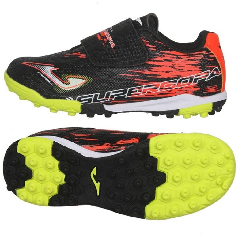 Joma Super Copa 2301 Tf Jr SCJS2301TFV Fußballschuhe schwarz