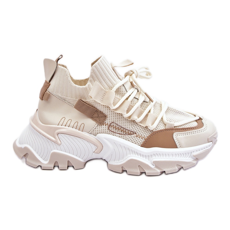 Damen Slip-on Sock Sneakers Beige Keaton