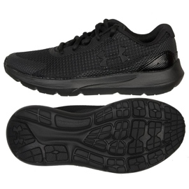 Under Armour Bgs Surge 3 Jr. 3024989 002 Laufschuhe schwarz