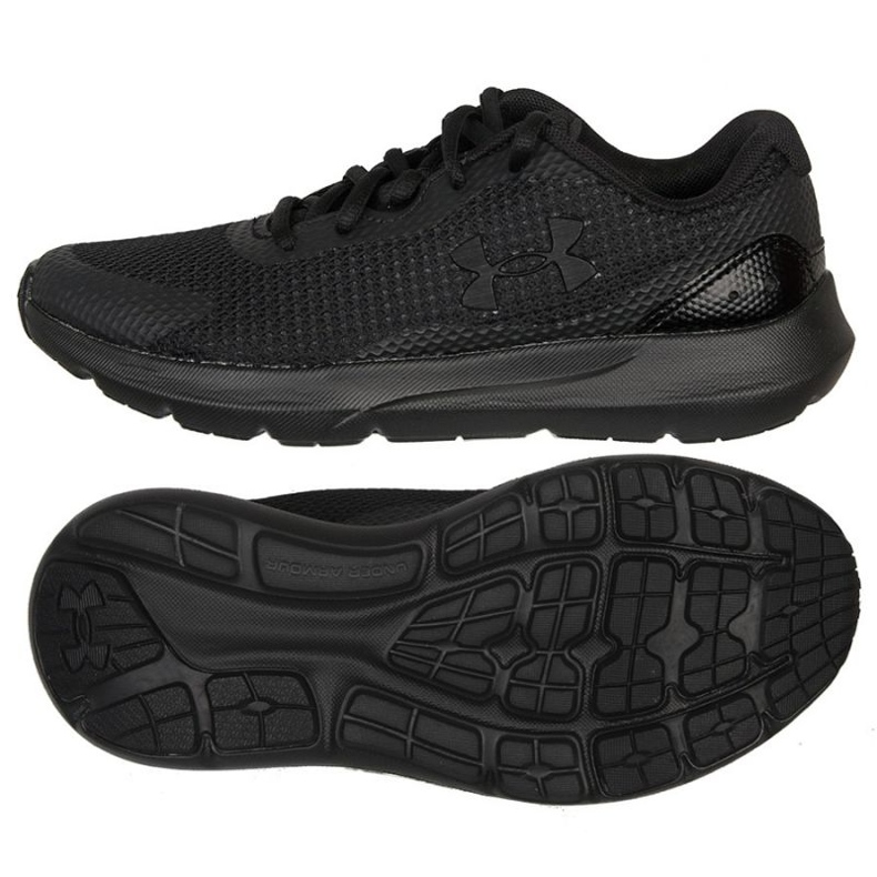 Under Armour Bgs Surge 3 Jr. 3024989 002 Laufschuhe schwarz