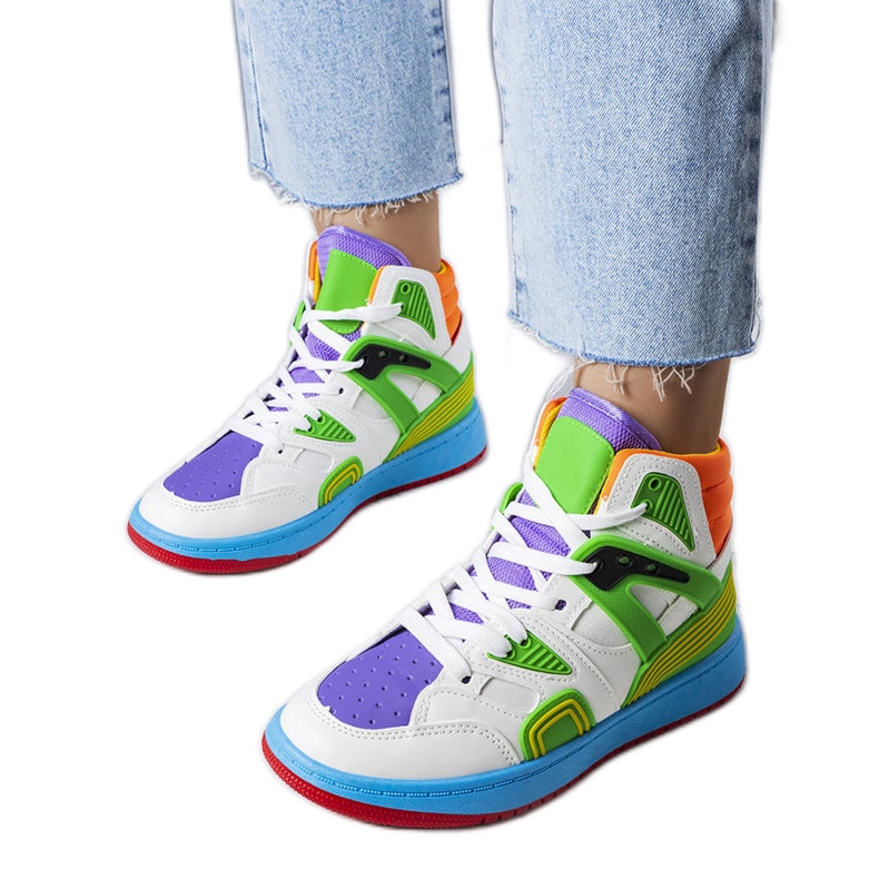 Grüne Turnschuhe von Marjorie weiß