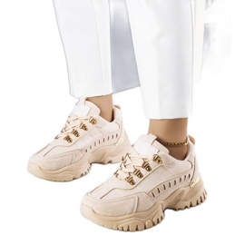 Mindy beige Turnschuhe