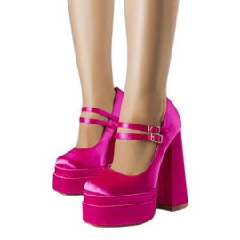 BM Pinkfarbene Pumps mit hohen Absätzen von Lynn rosa