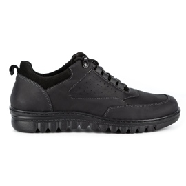 WASAK Herren Freizeitschuhe aus Leder 0228W schwarz