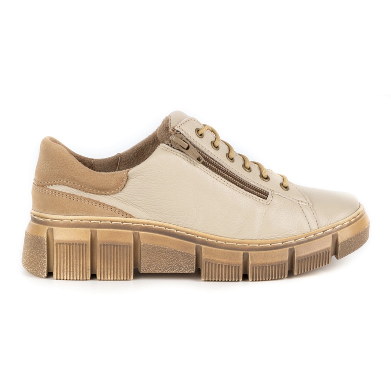 WASAK Damenschuhe Lederturnschuhe 0663W beige