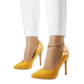 BM Orange lackierte Tiffany-Heels