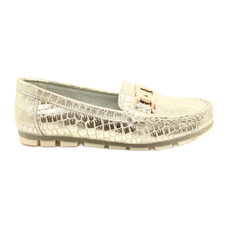 Filippo DP3630/23 goldene Lederslipper beige