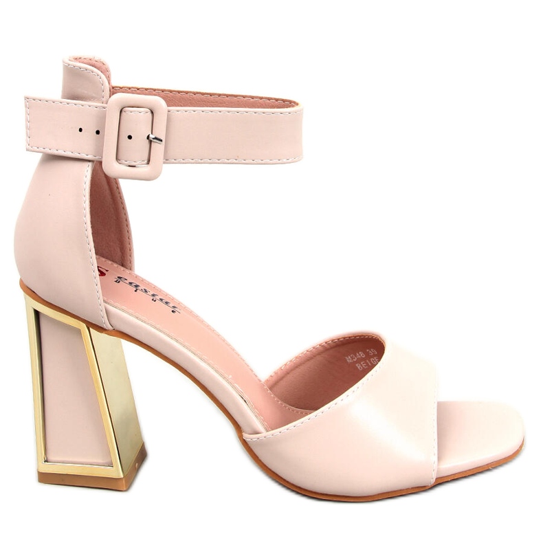 BM Ellen Beige Riemchensandalen