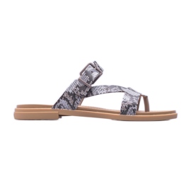 Damen Crocs Tulum Toe Post Sandal W 206108-15W braun