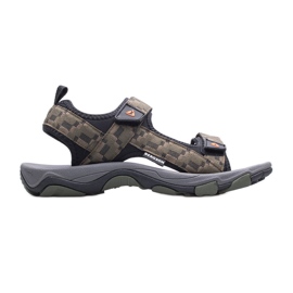 Trekkingsandalen für Herren BERGSON Benue Hiking BRG00127 oliv grün