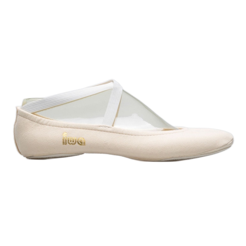 Gymnastik-Ballettschuhe IWA 302 creme beige