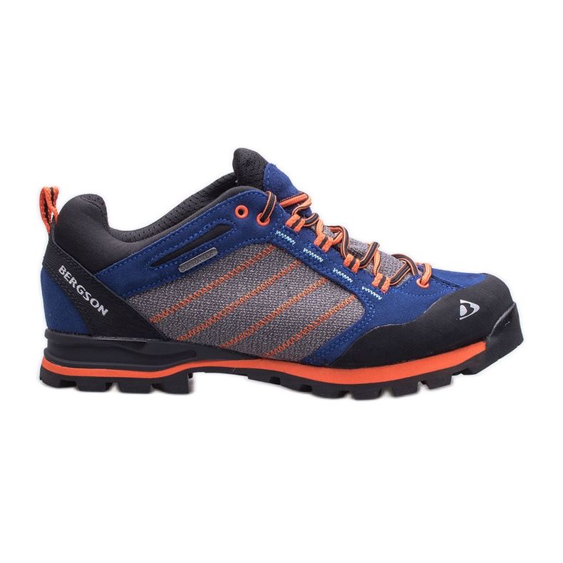 BERGSON Kadam Low Stx Damen-Trekkingschuhe schwarz blau orange
