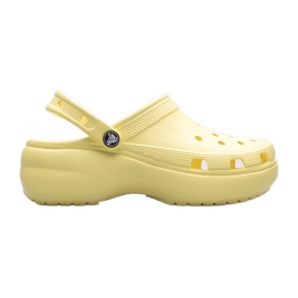 Damen Crocs Classic Plateau Clog 206750-7HD gelb