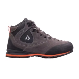 BERGSON Castor Mid Stx 3.0 Trekkingschuhe für Herren braun grau