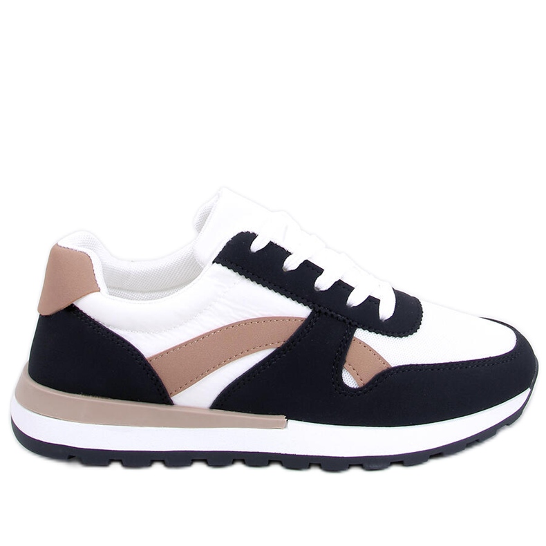 BM Hansell Schwarze Damen Turnschuhe weiß