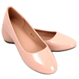 BM Cargil Beige lackierte Ballerinas