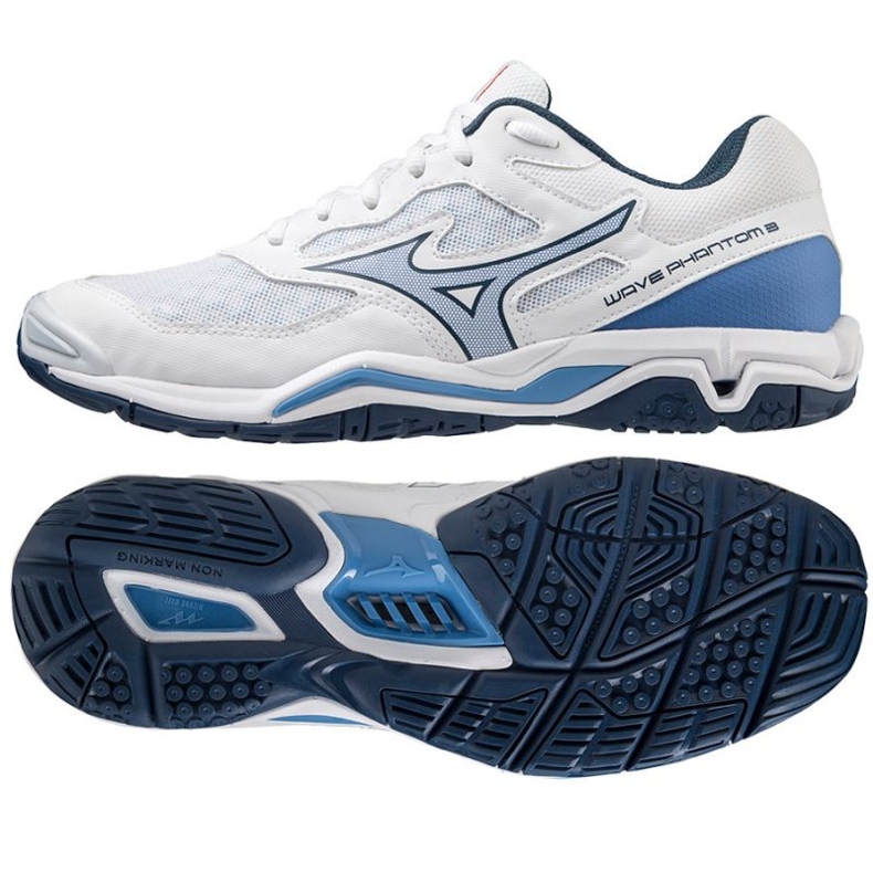 Mizuno Wave Phantom 3 M X1GA226022 Handballschuhe weiß weiß
