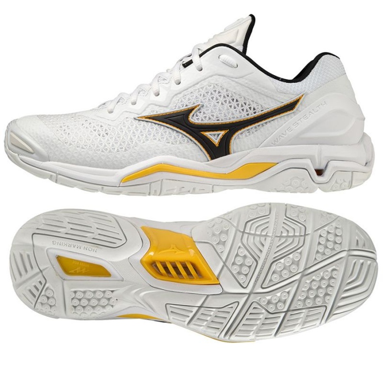Mizuno Wave Stealth VM X1GA180013 Handballschuhe weiß weiß