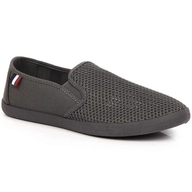 Durchbrochene Slip-On-Sneaker für Herren, grau News 3636