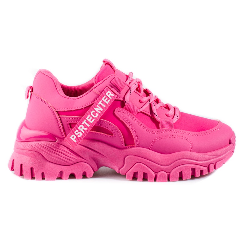 Seastar Pinkfarbene Shelovet-Sneakers für Damen mit dicker Sohle rosa