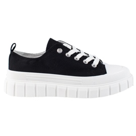 Damen-Sneakers Shelovet mit schwarzem Plateau