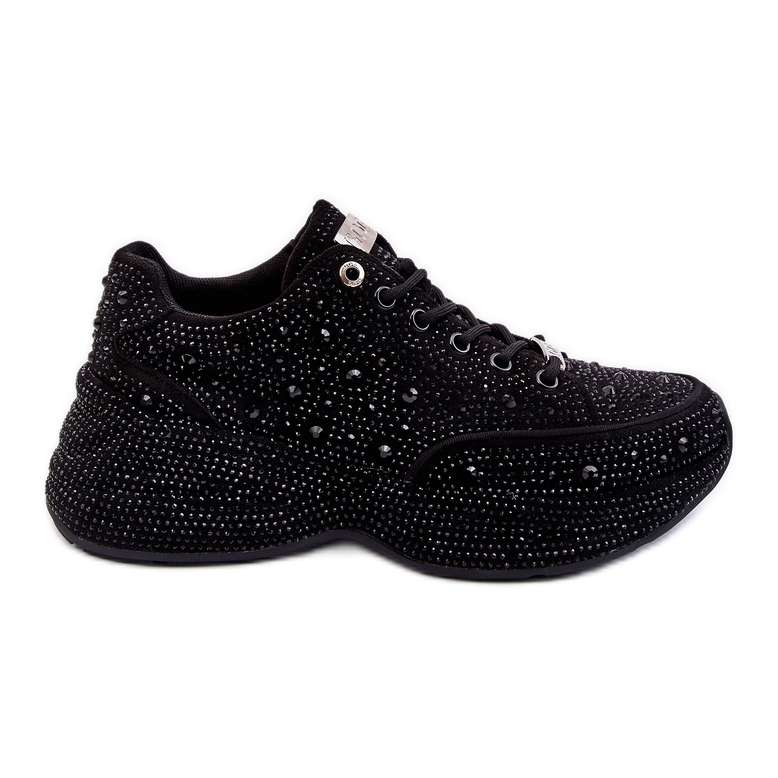 Damen-Plateau-Turnschuhe GOE JJ2N4058 Schwarz
