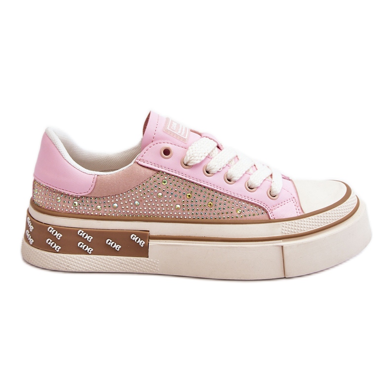 Damen Sneakers mit Jets GOE LL2N4057 Pink rosa