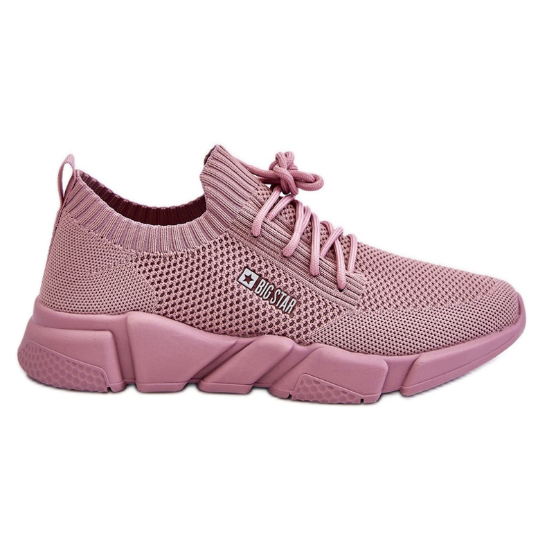 Damen Leichte Turnschuhe Memory Foam System Big Star JJ274266 Pink rosa