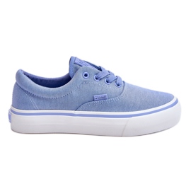 Big Star Fabric Plateau Sneakers LL274145 Blau