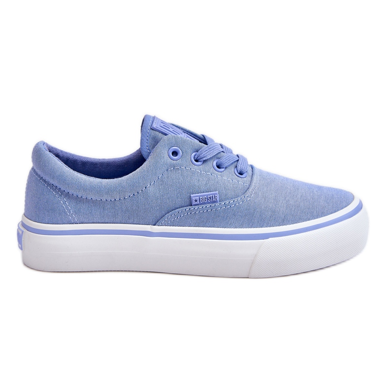 Big Star Fabric Plateau Sneakers LL274145 Blau
