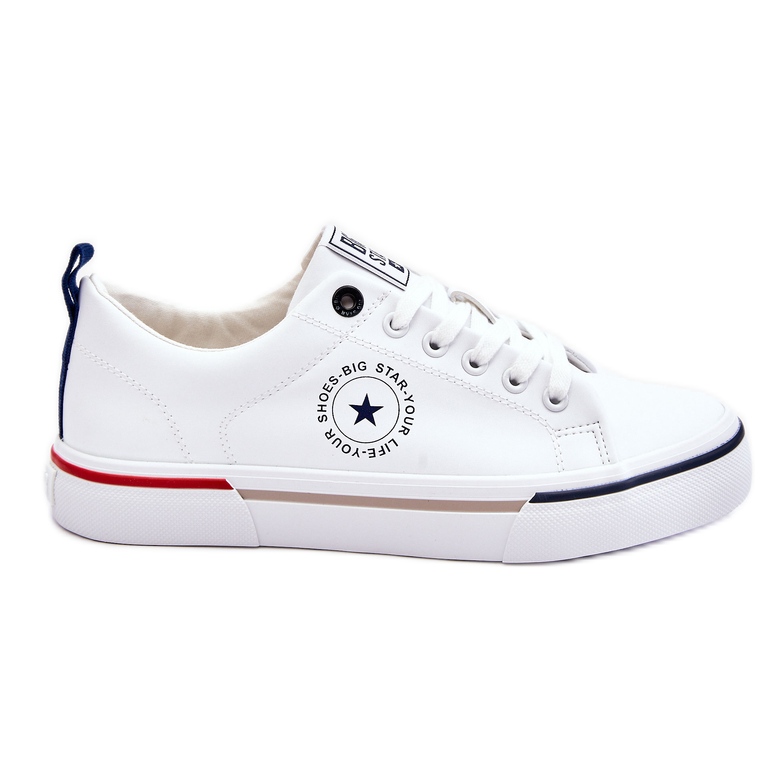 Herren Ledersneaker Big Star LL174209 Weiß