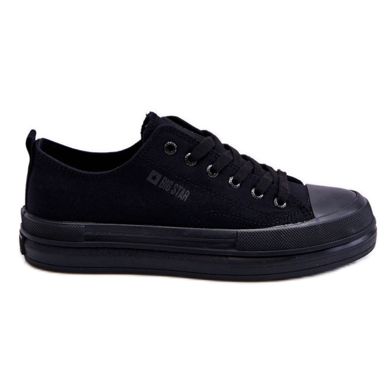 Big Star Low Sneakers zum Schnüren LL274967 Schwarz