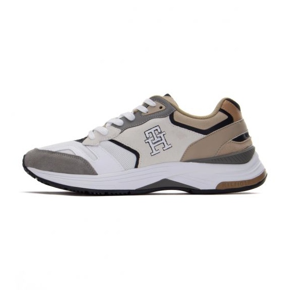 Schuhe Tommy Hilfiger Modern Prep Sneaker Mix M FM0FM044498 Aeg weiß