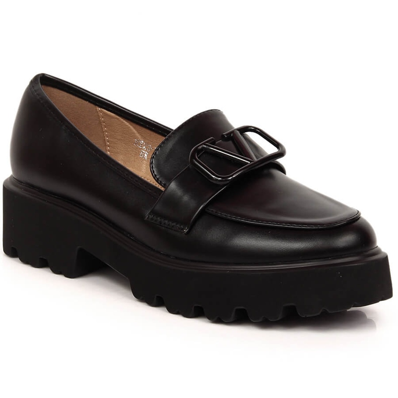 Damen High Heels und schwarze Plateauschuhe Vinceza 16380