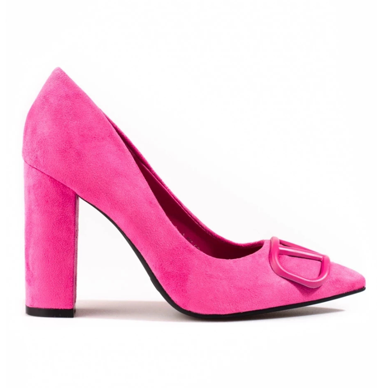 Damen-Pumps Vinceza aus fuchsiafarbenem Wildleder rosa