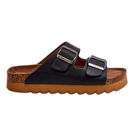 Klassische Damen Big Star Hausschuhe LL274477 Schwarz
