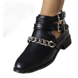 Schwarze Ratte-Stiefeletten