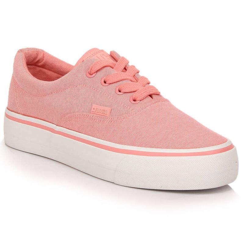 Rosafarbene Plateau-Sneaker für Damen Big Star LL274147