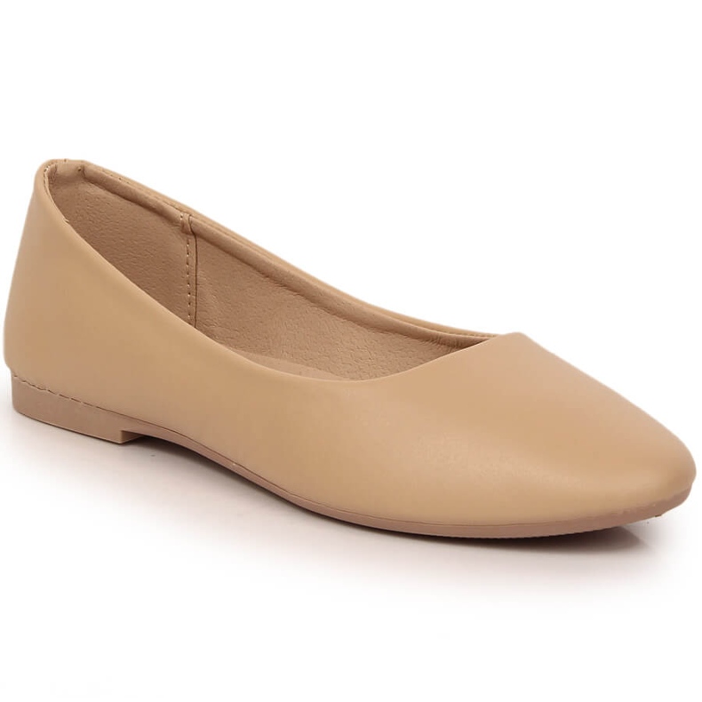 Beige eVento 1029 Ballerinas für Damen