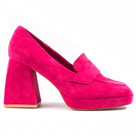 Vinceza Pinkfarbene Pumps mit hohem Absatz von Vincez rosa