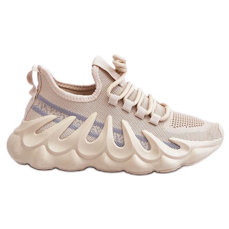 PG1 Modische Socken-Sneaker für Damen Beige Daxo